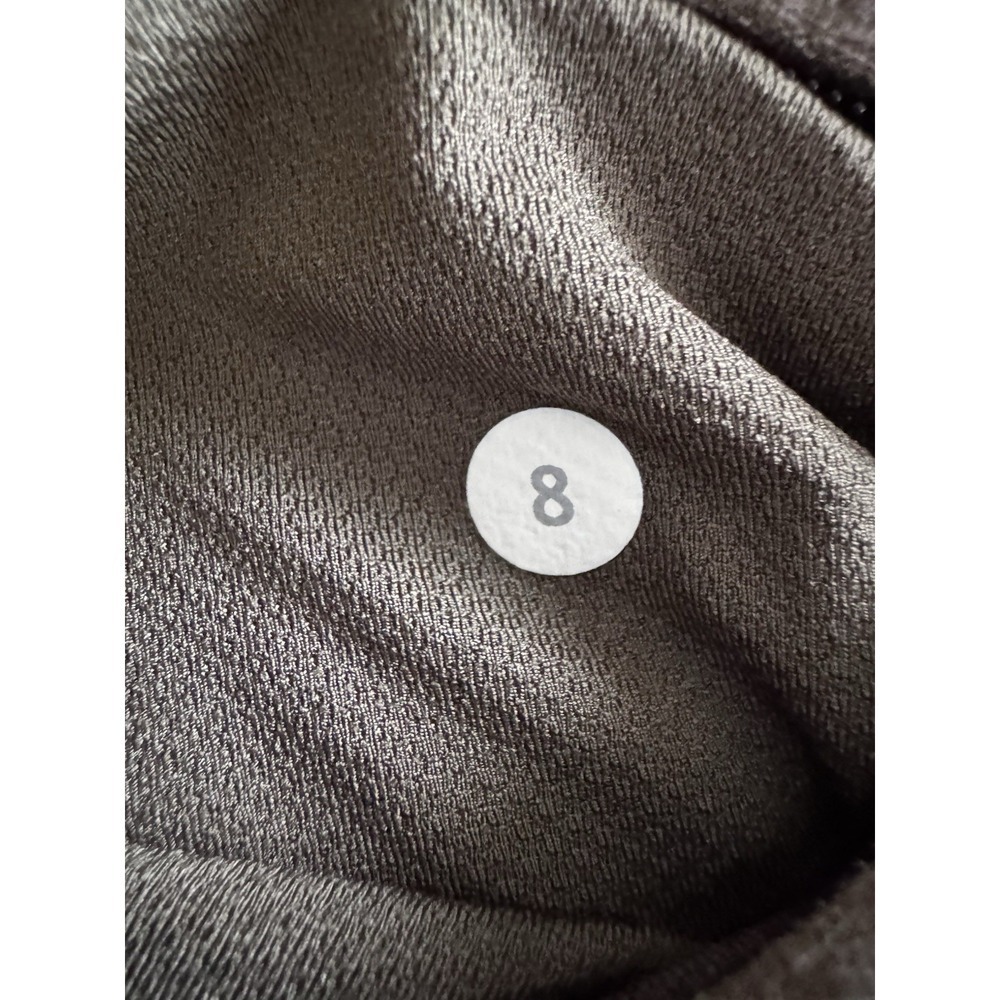 Lululemon Rush Hour Womens 8 Half Zip Pullover Heathered Military Green EUC - Picture 12 of 15